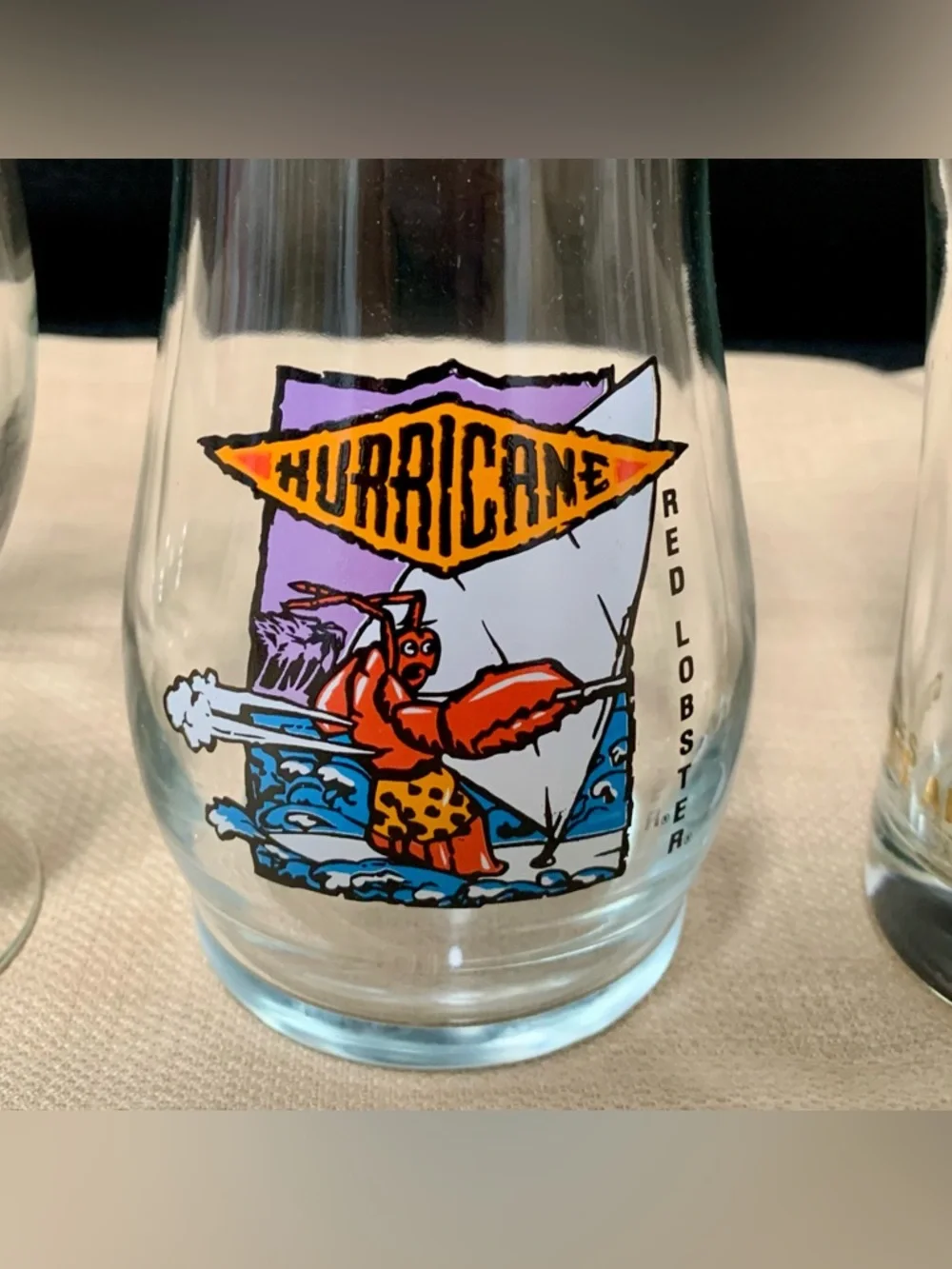 🔍Vintage Beer & Restaurant Glasses (4) Piece Bundle